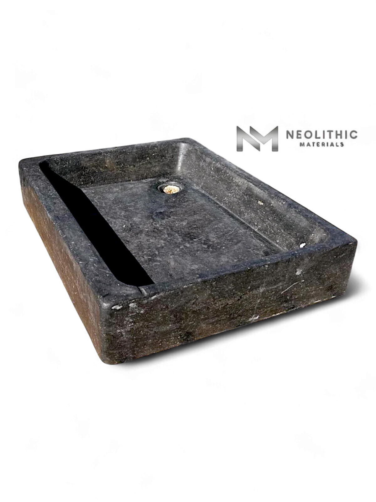 Antique Belgian Dark Bluestone Sink - Image 9